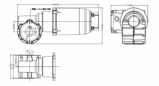 High-Performance Car Wash Motor with 13-Speed Ratio Reduction