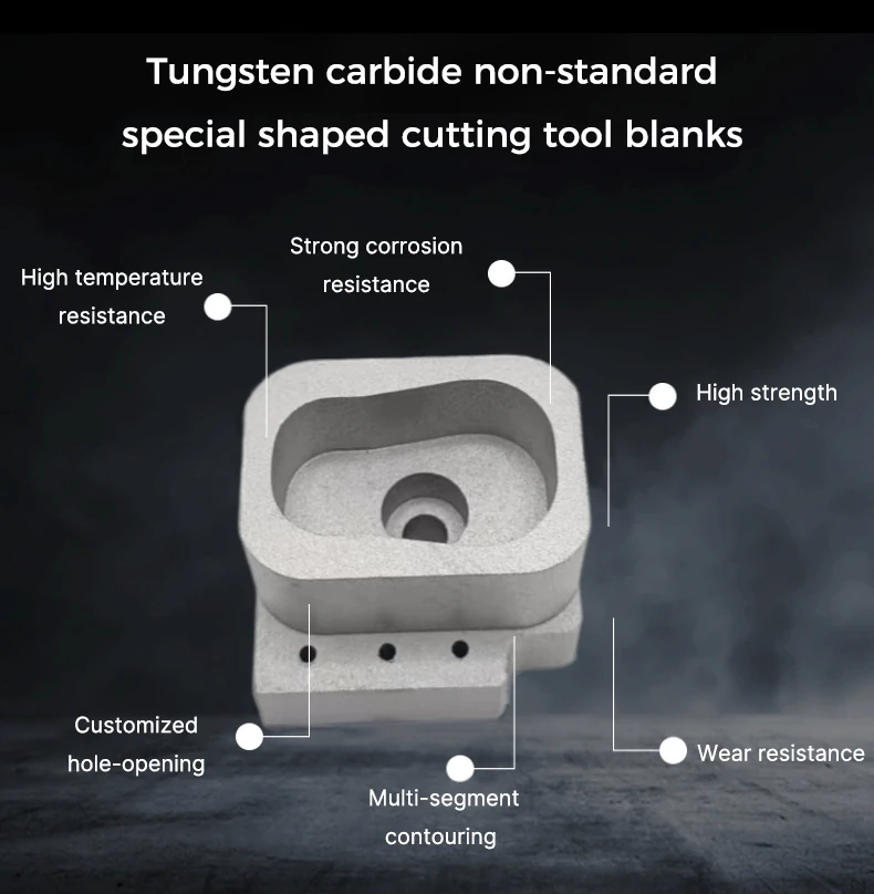 Custom Tungsten Steel Cutters for Carbide resistant Blanks